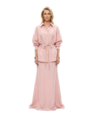 Komplet Pudrowy Róż Maxi